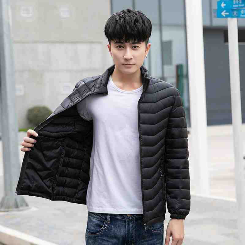 Lightweight Packable Down Jacket - Casual Slim Fit Winter Coat