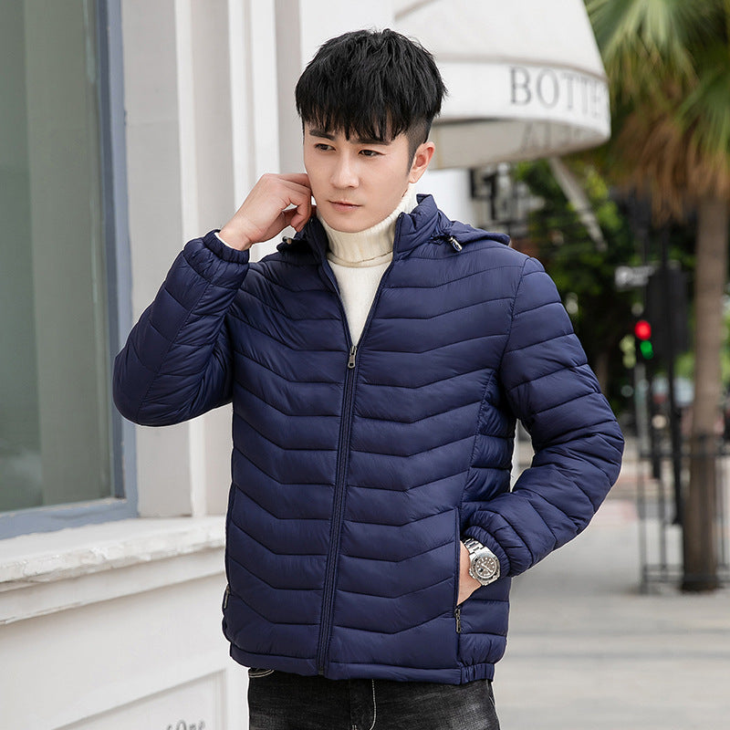 Lightweight Packable Down Jacket - Casual Slim Fit Winter Coat