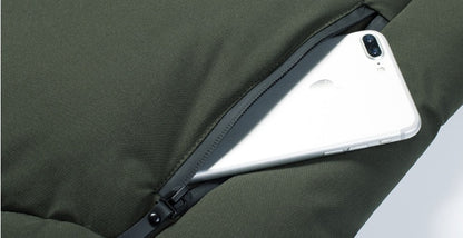 Men’s Heated Winter Jacket – USB Smart Electric Hooded Down Coat