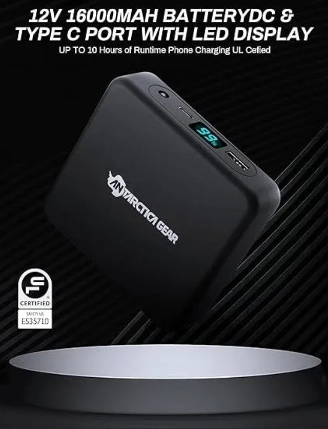 Heated Jacket for Men – Soft Shell USB Heated Winter Coat with Hood