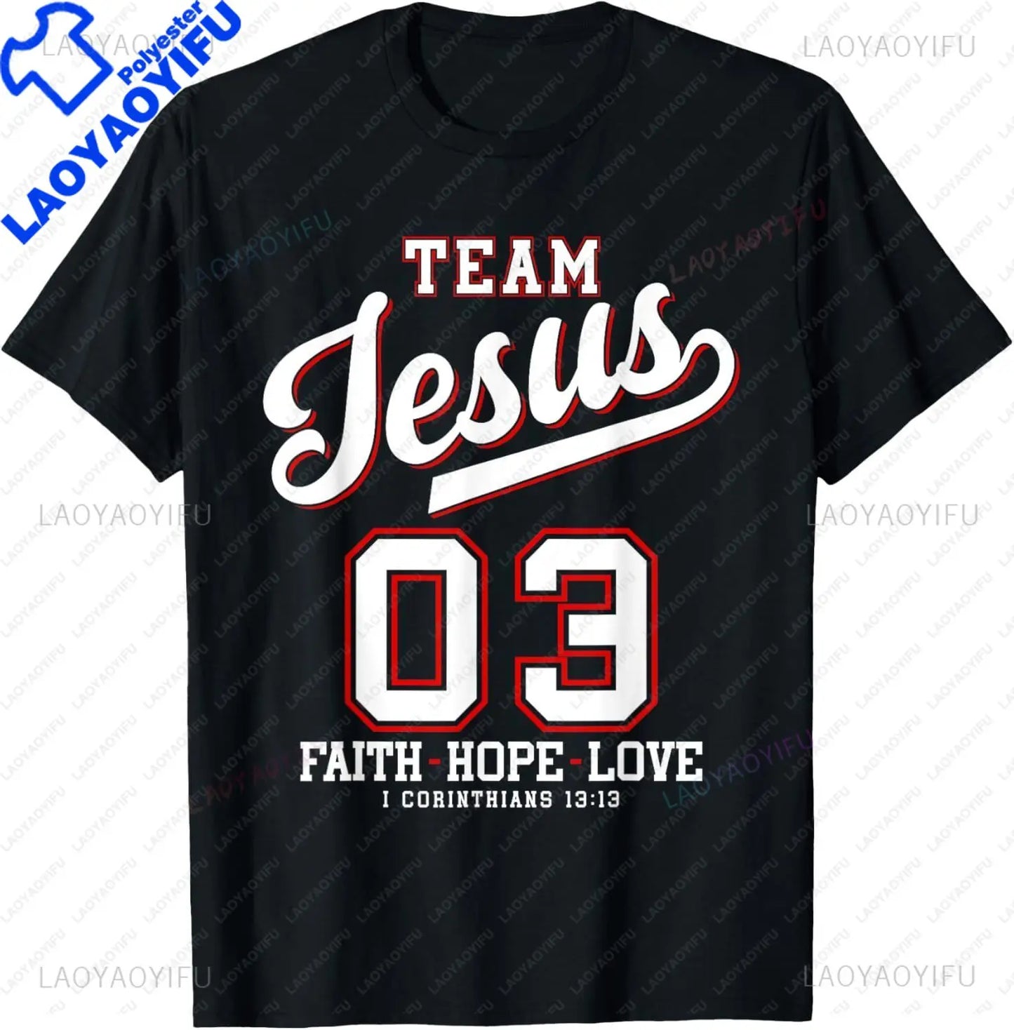 Funny Team Jesus Christian Faith Pray God Religious T-Shirt Funny Jesus Clothes  T Shirts for Men  Graphic T Shirts