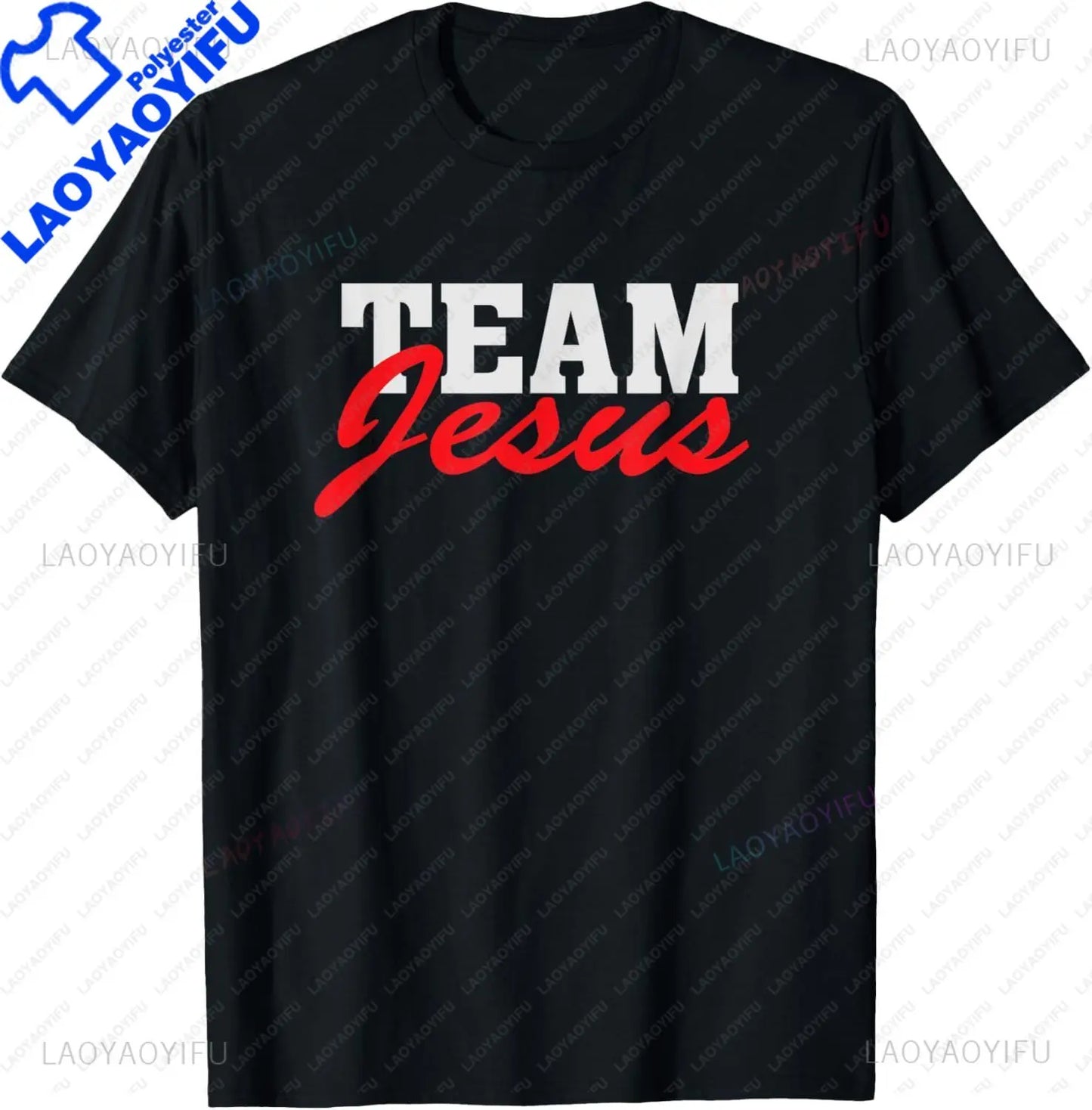 Funny Team Jesus Christian Faith Pray God Religious T-Shirt Funny Jesus Clothes  T Shirts for Men  Graphic T Shirts
