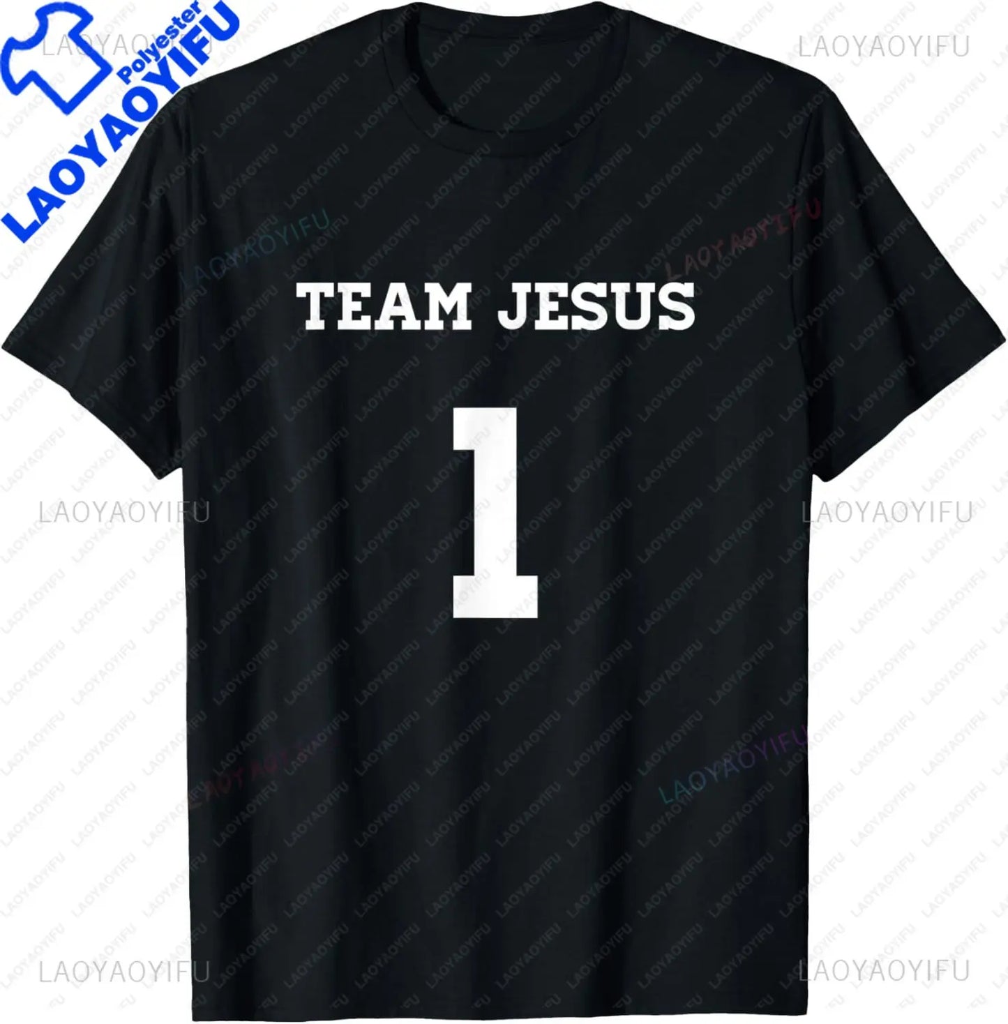 Funny Team Jesus Christian Faith Pray God Religious T-Shirt Funny Jesus Clothes  T Shirts for Men  Graphic T Shirts