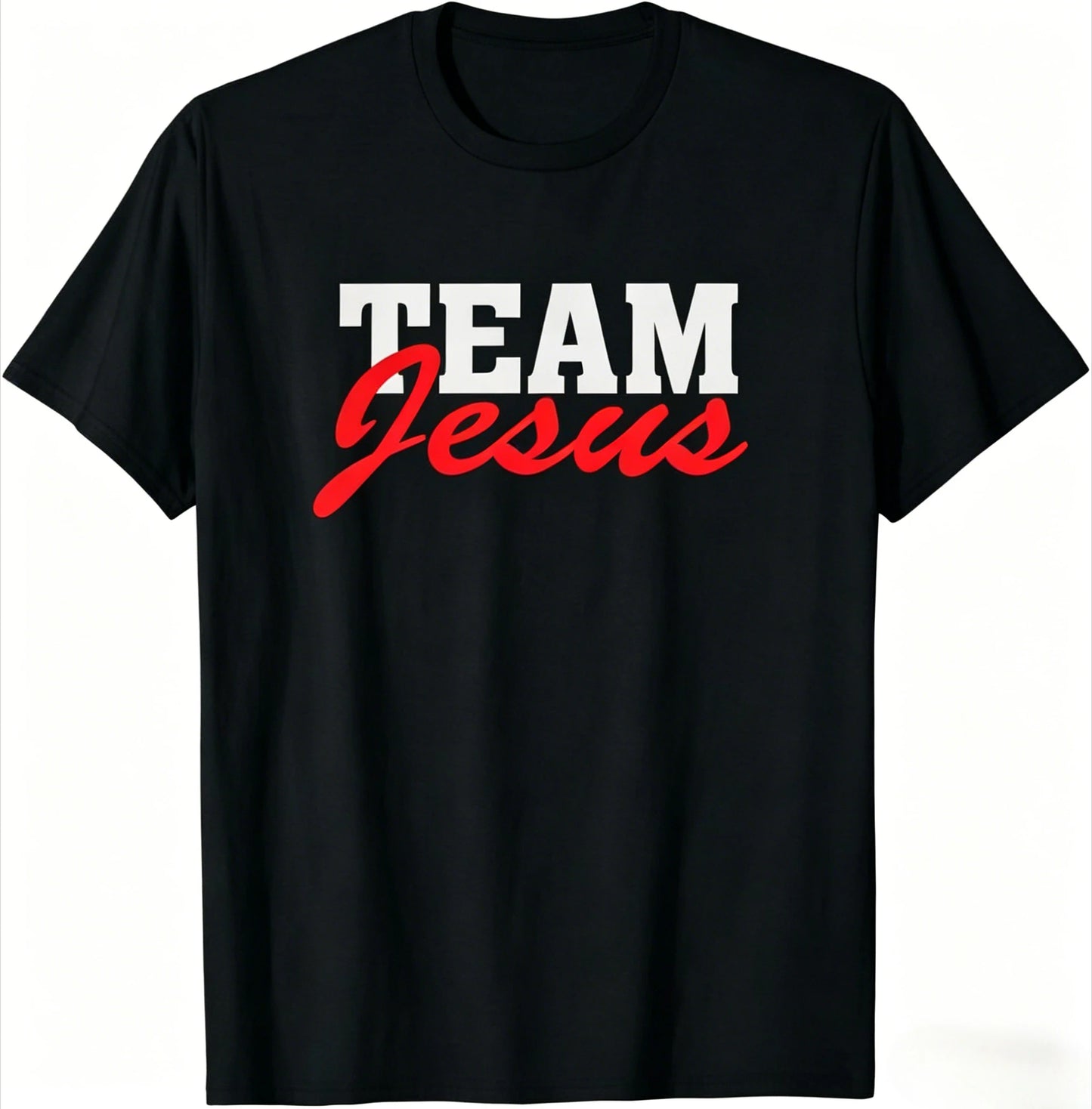 Team Jesus 12 Christian Graphic Tee – Matthew 28:19 Faith Tee