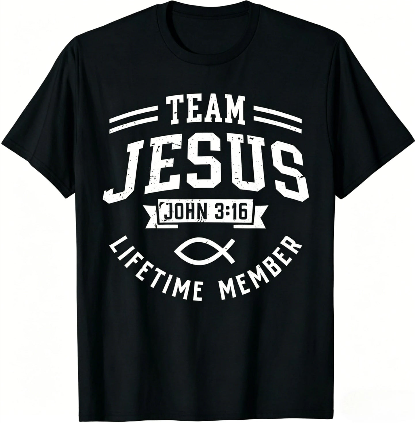 Team Jesus 12 Christian Graphic Tee – Matthew 28:19 Faith Tee
