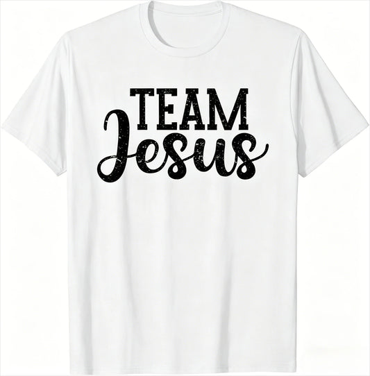 Team Jesus 12 Christian Graphic Tee – Matthew 28:19 Faith Tee