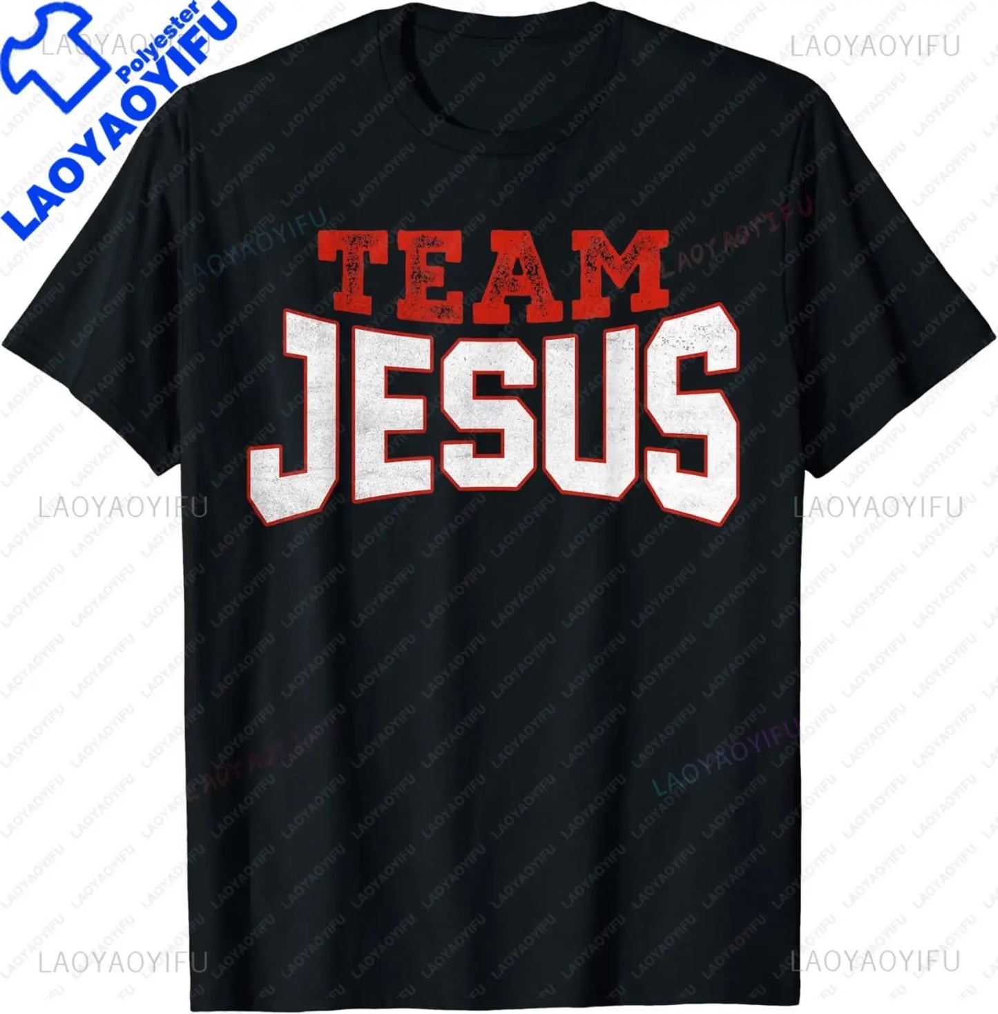 Funny Team Jesus Christian Faith Pray God Religious T-Shirt Funny Jesus Clothes  T Shirts for Men  Graphic T Shirts