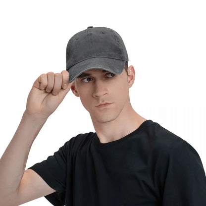 Casual Versatile Yeshua Faith-Themed Printed Washed Baseball Cap, Suitable for Golf, Casual Wear, And Outdoor Activities, Unisex