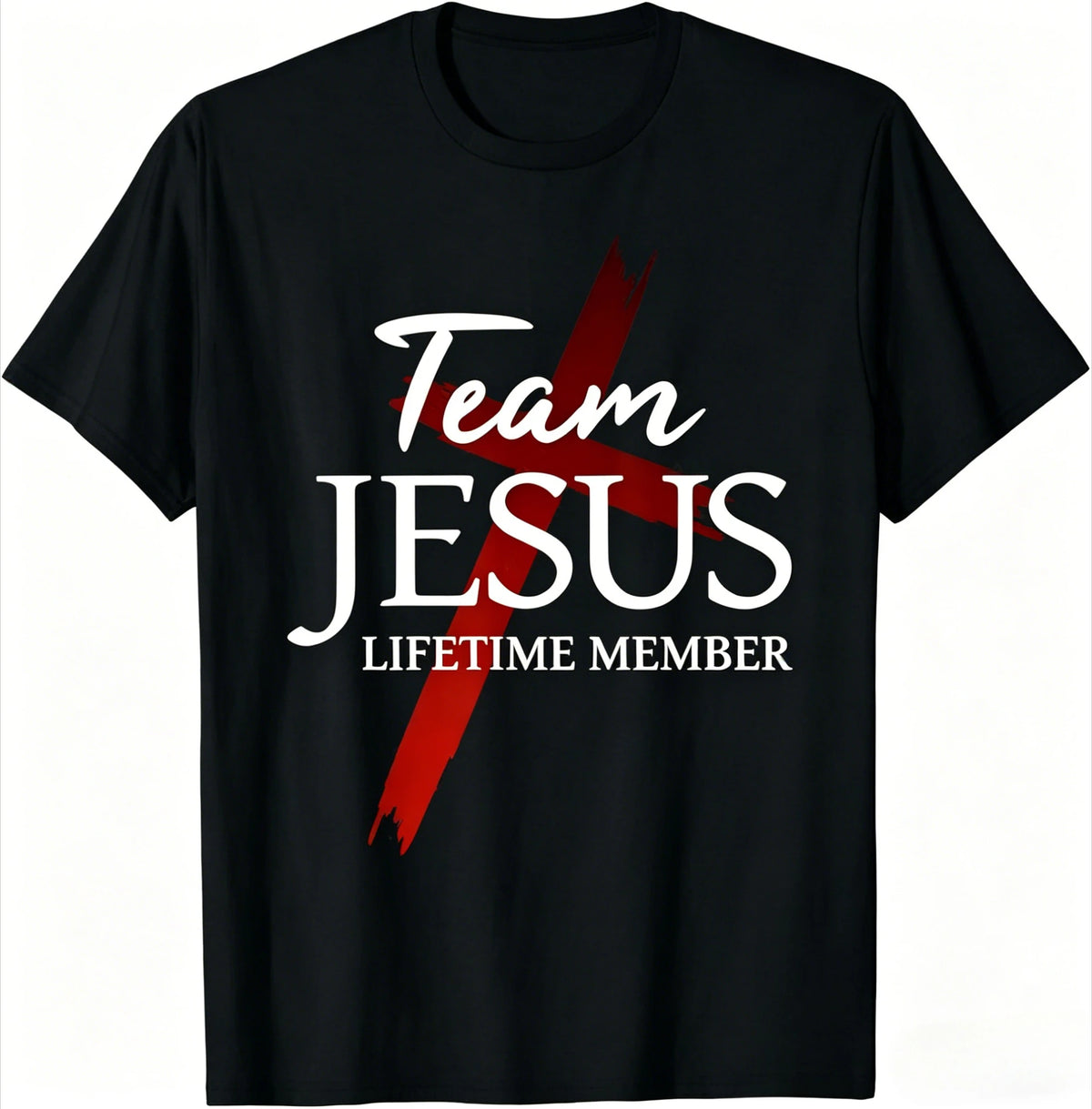 Team Jesus 12 Christian Graphic Tee – Matthew 28:19 Faith Tee