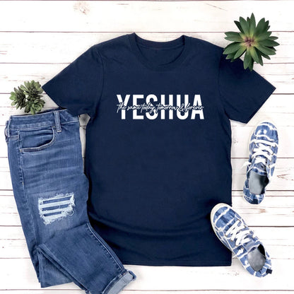 Yeshua T-Shirt Christian T-shirts Religious Shirts Bible Verse Top Faith Tee Women Graphic T Shirts Christian Gift Jesus Apparel