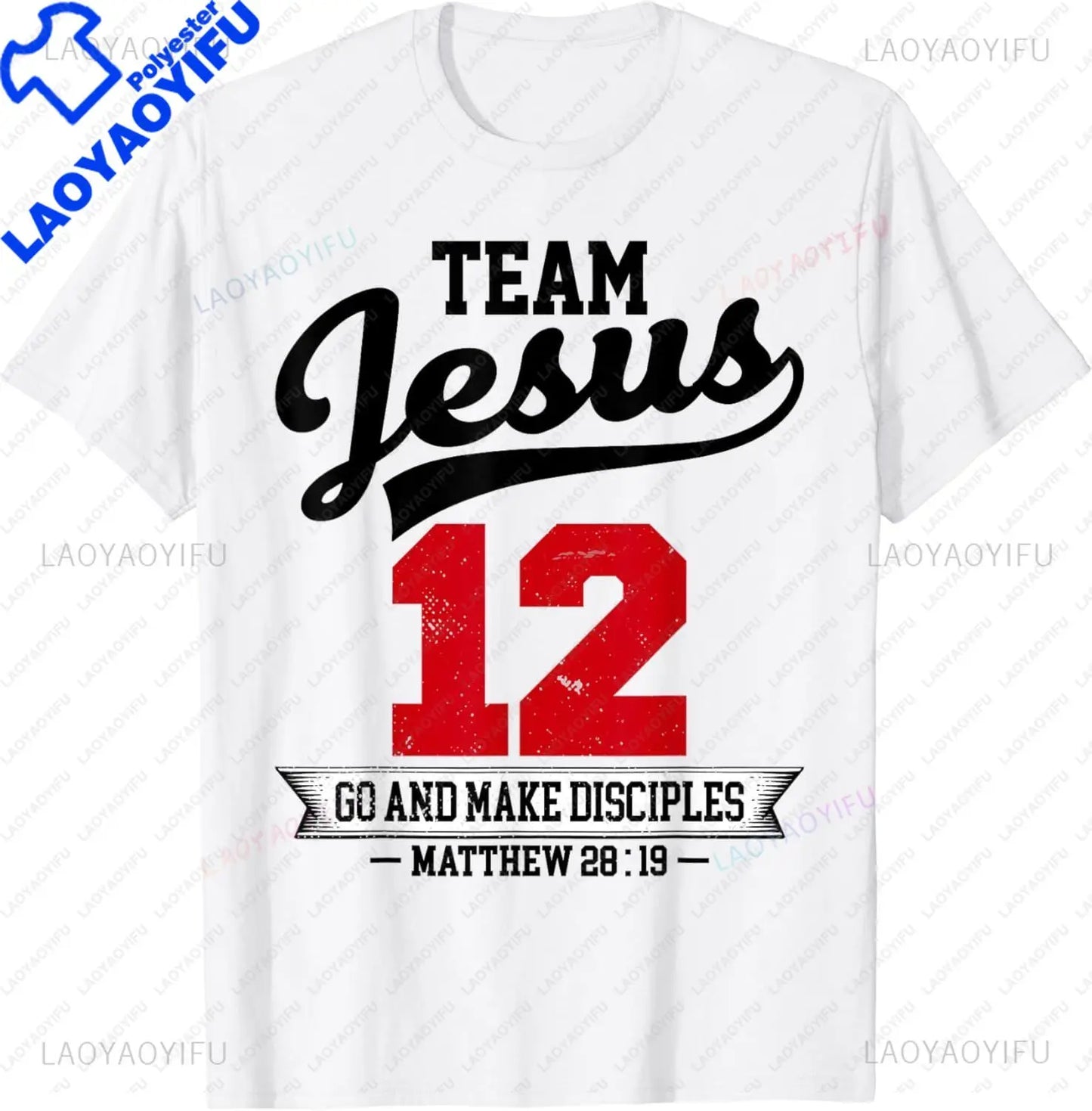 Funny Team Jesus Christian Faith Pray God Religious T-Shirt Funny Jesus Clothes  T Shirts for Men  Graphic T Shirts