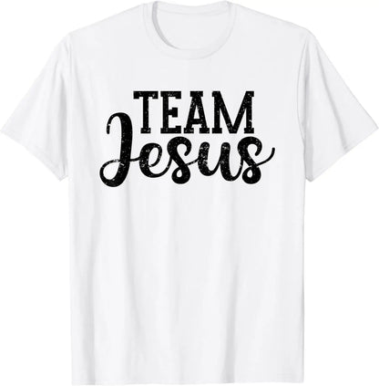 Funny Team Jesus Christian Faith Pray God Religious T-Shirt Funny Jesus Clothes  T Shirts for Men  Graphic T Shirts