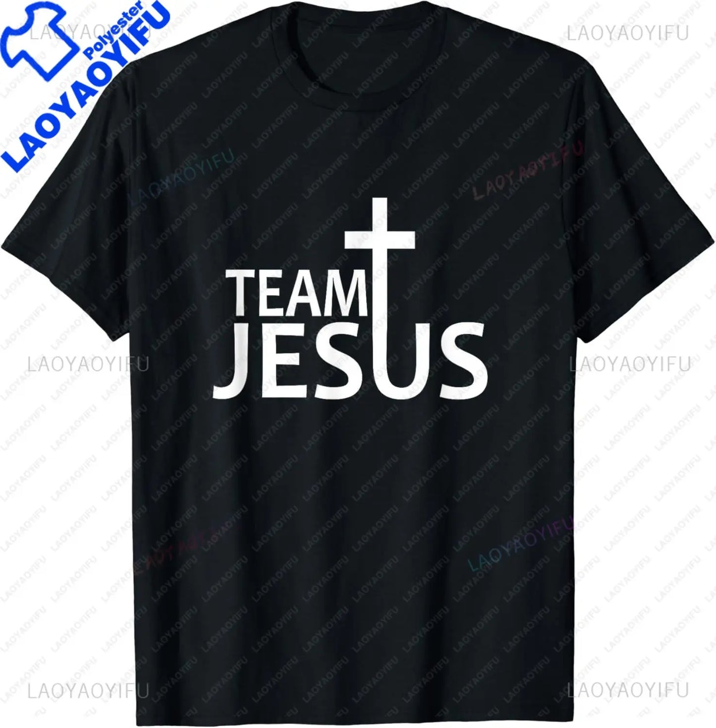 Funny Team Jesus Christian Faith Pray God Religious T-Shirt Funny Jesus Clothes  T Shirts for Men  Graphic T Shirts