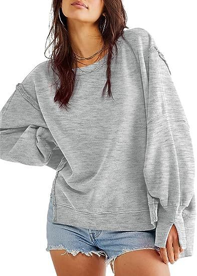 Oversized Sweatshirt, Women’s Hoodie, Casual Pullover, Fall Fashion, Winter Wear, Crew Neck Sweater