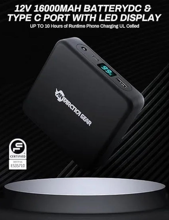 Heated Jacket for Men – Soft Shell USB Heated Winter Coat with Hood